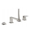 Grohe Eurocube Monocomando de banheira e chuveiro 1/2" Supersteel (19897DC1)