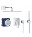 Conjunto de chuveiro Grohe Eurocube Perfect com Rainshower Mono 310 Cube Chrome (25238000)