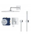 Conjunto de chuveiro Grohe Eurocube Perfect com Rainshower Mono 310 Cube Chrome (25238000)