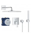 Conjunto de chuveiro Grohe Eurocube Perfect com Rainshower Mono 310 Cube Chrome (25238000)