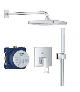 Conjunto de chuveiro Grohe Eurocube Perfect com Tempesta 250 Cube Chrome (25239000)