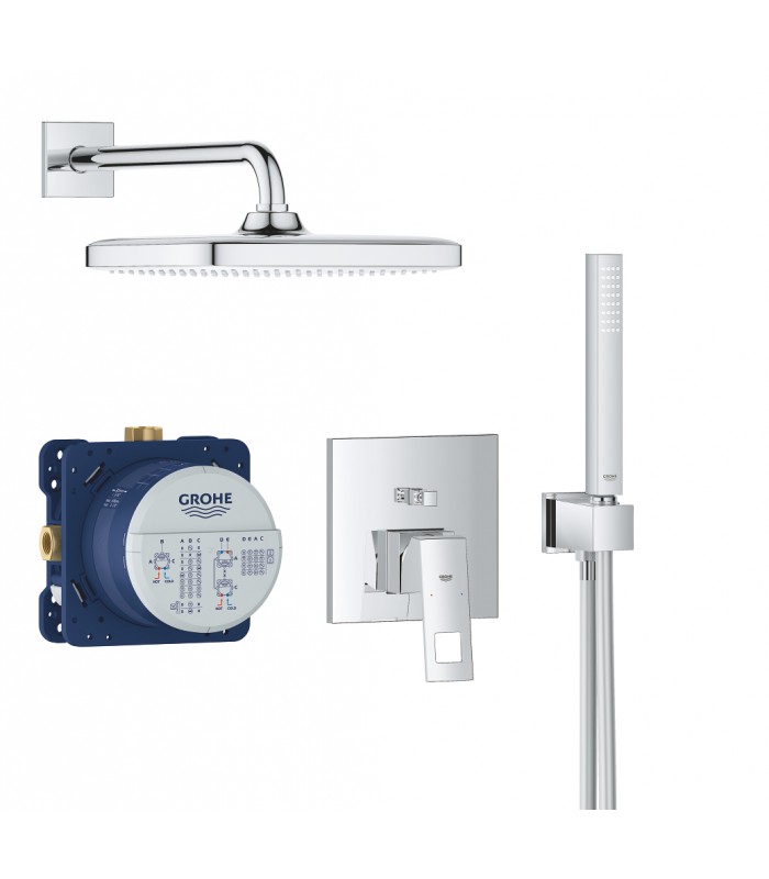 Compra online Conjunto de chuveiro Grohe Eurocube Perfect com Tempesta 250 Cube Chrome (25239000) en oferta al mejor precio