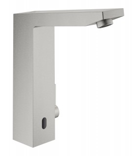 Misturador eletrônico para lavatório Grohe Eurocube E 1/2" tamanho M com misturador e limitador de temperatura ajustável Superst