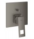 Misturador monocomando Grohe Eurocube com desviador de 2 vias. Grafite duro escovado (24062AL0)