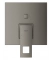 Misturador monocomando Grohe Eurocube com desviador de 2 vias. Grafite duro escovado (24062AL0)