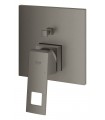Misturador monocomando Grohe Eurocube com desviador de 2 vias. Grafite duro escovado (24062AL0)