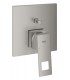 Grohe Eurocube Monomando con inversor de 2 vías. Supersteel (24062DC0)