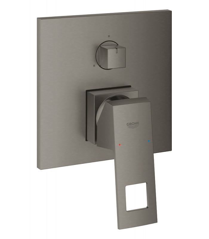Compra online Grohe Eurocube Monomando con inversor de 3 vías. Brushed hard graphite (Grafito cepillado) (24094AL0) en oferta al mejor precio