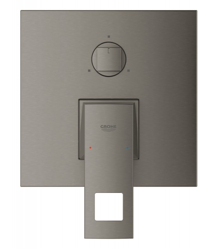Compra online Grohe Eurocube Monomando con inversor de 3 vías. Brushed hard graphite (Grafito cepillado) (24094AL0) en oferta al mejor precio