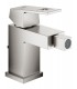 Misturador monocomando para bidé Grohe Eurocube 1/2" tamanho S Supersteel (23138DC0)