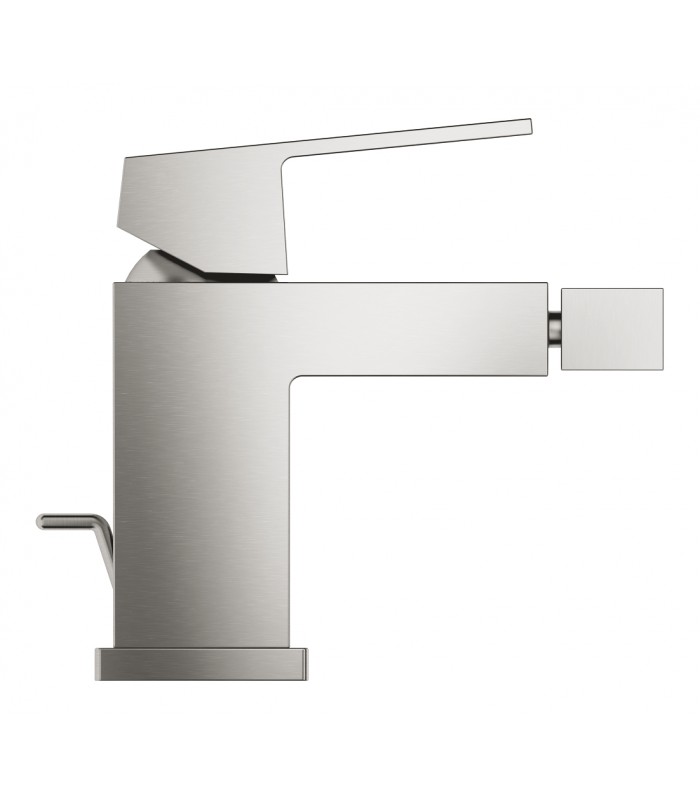 Compra online Grohe Eurocube Monomando de bidé 1/2"Tamaño S Supersteel (23138DC0) en oferta al mejor precio