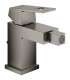 Misturador monocomando para bidé Grohe Eurocube 1/2" tamanho S Grafite duro escovado (23138AL0)