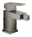 Grohe Eurocube Monomando de bidé 1/2"Tamaño S Brushed hard graphite (Grafito cepillado) (23138AL0)