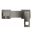 Misturador monocomando de chuveiro Grohe Eurocube 1/2" grafite duro escovado (23145AL0)