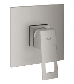 Misturador monocomando de chuveiro Grohe Eurocube 1/2" Supersteel (24061DC0)