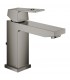 Grohe Eurocube Monomando de lavabo 1/2"Tamaño M Brushed hard graphite (Grafito cepillado) (23445AL0)