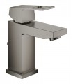 Misturador monocomando para lavatório Grohe Eurocube 1/2" tamanho S Grafite duro escovado (23127AL0)