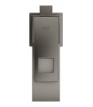 Misturador monocomando para lavatório Grohe Eurocube 1/2" tamanho S Grafite duro escovado (23127AL0)