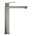 Misturador monocomando para lavatório Grohe Eurocube 1/2" tamanho XL grafite duro escovado (23406AL0)
