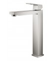 Grohe Eurocube Monomando de lavabo 1/2"Tamaño XL Supersteel (23406DC0)