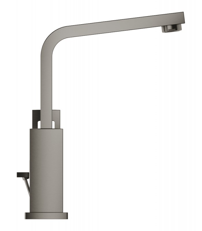 Compra online Grohe Eurocube Monomando de lavabo de 1/2"Tamaño L Brushed hard graphite (Grafito cepillado) (23135AL0) en oferta al mejor precio
