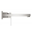 Misturador monocomando para lavatório de parede Grohe Eurocube 1/2"
Tamanho M Supersteel (23447DC0)
