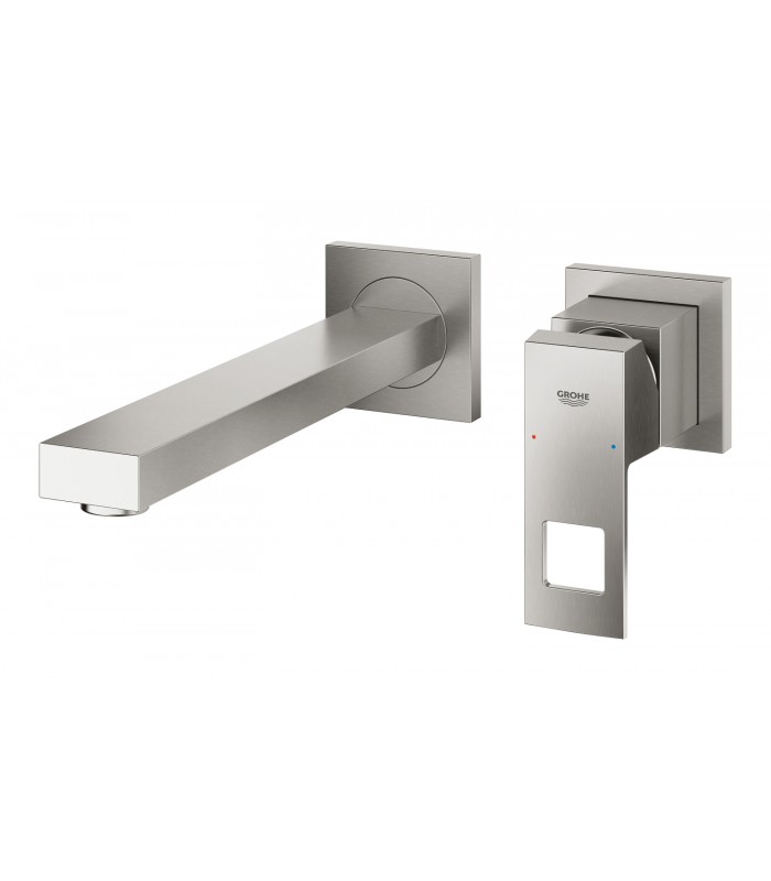 Compra online Misturador monocomando para lavatório de parede Grohe Eurocube 1/2"
Tamanho M Supersteel (23447DC0) en oferta al mejor precio