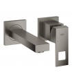 Grohe Eurocube Monomando de lavabo mural 1/2"
Tamaño S Brushed hard graphite (Grafito cepillado) (19895AL0)