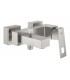 Misturador monocomando para banheira Grohe Eurocube 
e chuveiro Supersteel de 1/2" (23140DC0)