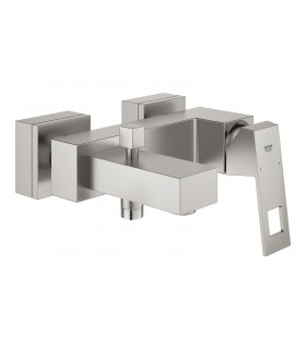Misturador monocomando para banheira Grohe Eurocube 
e chuveiro Supersteel de 1/2" (23140DC0)
