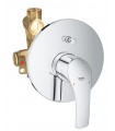 Misturador monocomando para banheira Grohe Eurosmart 
e chuveiro 1/2" Cromado (33305002)