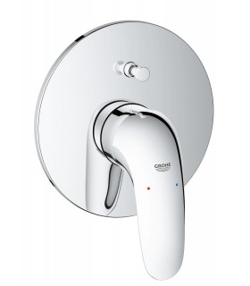 Misturador monocomando para banheira Grohe Eurostyle 
e chuveiro 1/2" Cromado (29099003)