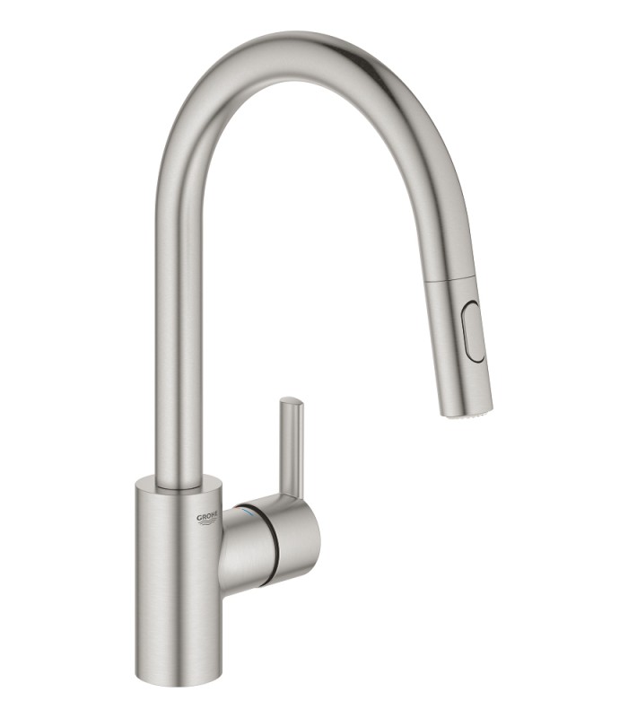 Compra online Misturadora monocomando para lavatório Grohe Feel 1/2" Supersteel (31486DC1) en oferta al mejor precio
