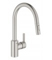 Grohe Feel Monomando de fregadero 1/2" Supersteel (31486DC1)