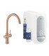 Grohe GROHE Blue Home Starter kit caño en C Brushed warm sunset (Cobre cepillado) (31455DL1)
