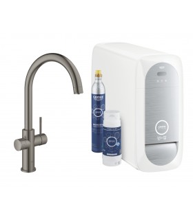 Grohe GROHE Blue Home Starter kit caño en C Brushed hard graphite (Grafito cepillado) (31455AL1)