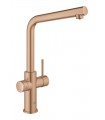 Grohe GROHE Blue Home Kit de partida L-spout Pôr do sol quente escovado (cobre escovado) (31454DL1)