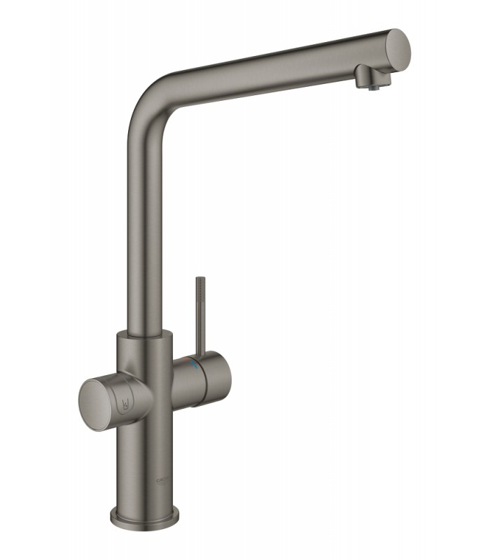 Compra online Grohe GROHE Blue Home Starter kit caño en L Brushed hard graphite (Grafito cepillado) (31454AL1) en oferta al mejor precio