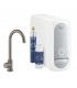 Grohe GROHE Blue Home Starter Kit con grifo Mono caño en C Brushed hard graphite (Grafito cepillado) (31498AL1)