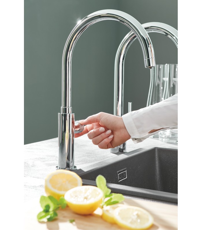Compra online Grohe GROHE Blue Pure Mono Monomando con función filtro de agua (sólo el grifo) Cromo (31724000) en oferta al mejor precio