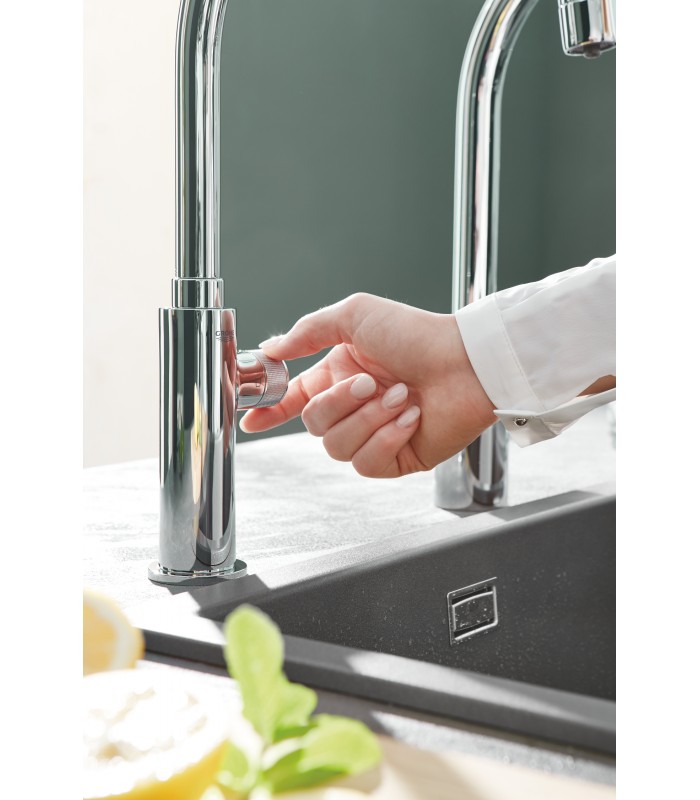 Compra online Grohe GROHE Blue Pure Mono Monomando con función filtro de agua (sólo el grifo) Cromo (31724000) en oferta al mejor precio