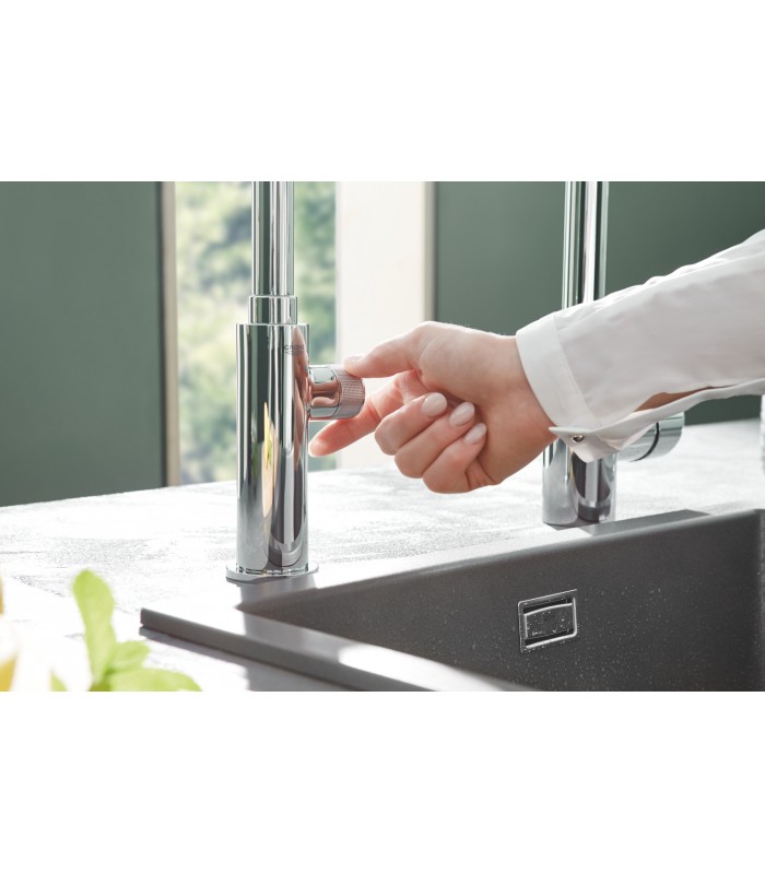 Compra online Grohe GROHE Blue Pure Mono Monomando con función filtro de agua (sólo el grifo) Cromo (31724000) en oferta al mejor precio