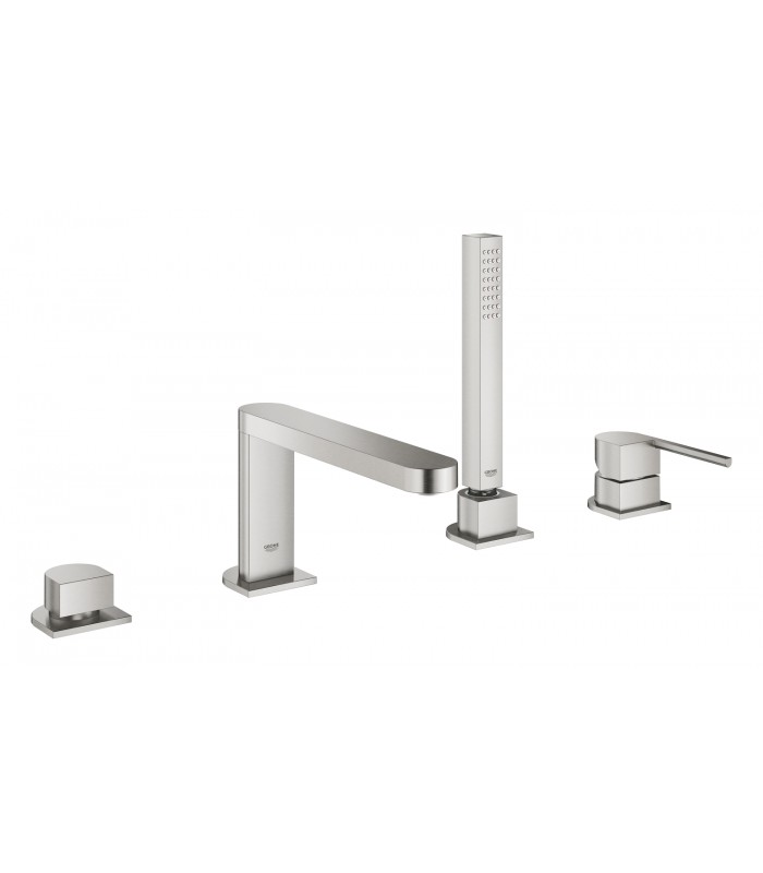 Compra online Combinação de banheira e chuveiro monocomando Grohe GROHE Plus 1/2" Supersteel (29307DC3) en oferta al mejor precio