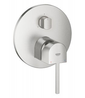 Grohe GROHE Plus Monomando con inversor de 3 vías. Supersteel (24093DC3)