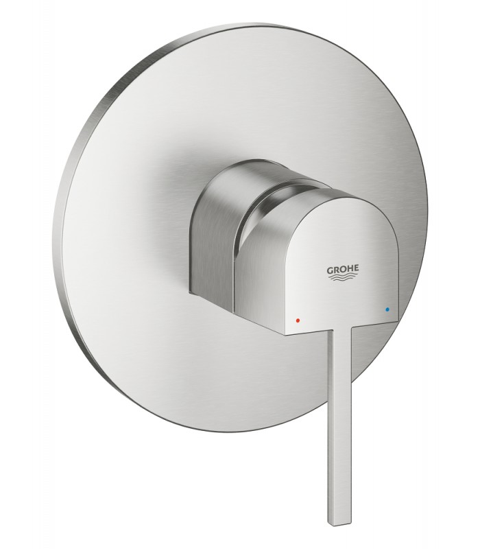 Compra online Misturador monocomando de chuveiro Grohe GROHE Plus 1/2" Supersteel (24059DC3) en oferta al mejor precio