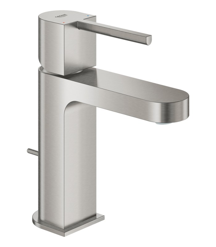 Compra online Misturador monocomando para lavatório Grohe GROHE Plus 1/2" tamanho S Supersteel (32612DC3) en oferta al mejor precio