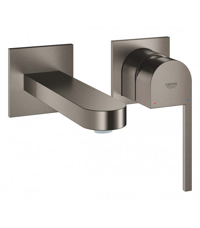 Compra online Misturador monocomando para lavatório Grohe GROHE Plus de parede 1/2" Tamanho M Grafite duro escovado (29303AL3) en oferta al mejor precio