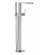 Misturador monocomando para banheira e chuveiro Grohe GROHE Plus 1/2" Supersteel de montagem no chão (23846DC3)