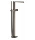 Misturador de banheira e chuveiro Grohe GROHE Plus 1/2" montado no chão grafite duro escovado (23846AL3)