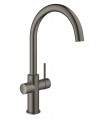 Misturador monocomando para lavatório e aquecedor Grohe GROHE Red Duo Tamanho M Grafite duro escovado (30083AL1)